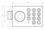 BURG electronic B-Smart-Lock COMBIPAD