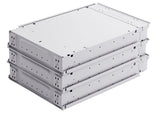 TECSAL metal drawers system for 3 drawers pedestal